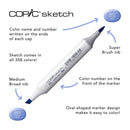 Copic Sketch Markers 12Pc Set Basic*