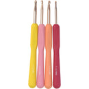 Boye Ergonomic Aluminum Crochet Hook Set 4/Pkg Sizes F/G/H/I