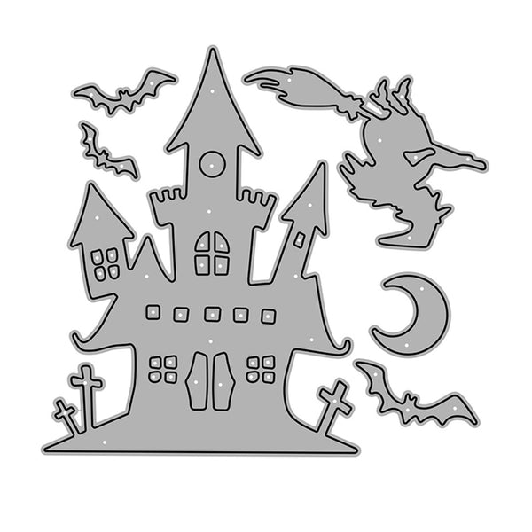 Poppy Crafts Cutting Dies #408 - Halloween Collection - Haunted House*