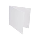 Poppy Crafts 300GSM 135X135MM Card blank - White - Pack of 25