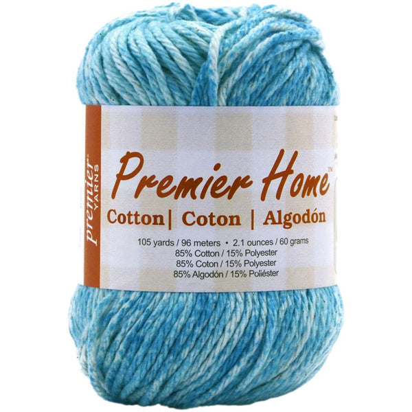 Premier Yarns Home Cotton Yarn - Multi - Ocean Splash