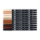 Tombow Dual Brush Marker Set 10 Pack - Portrait*