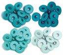 We R Eyelets Wide 40/Pkg Aqua