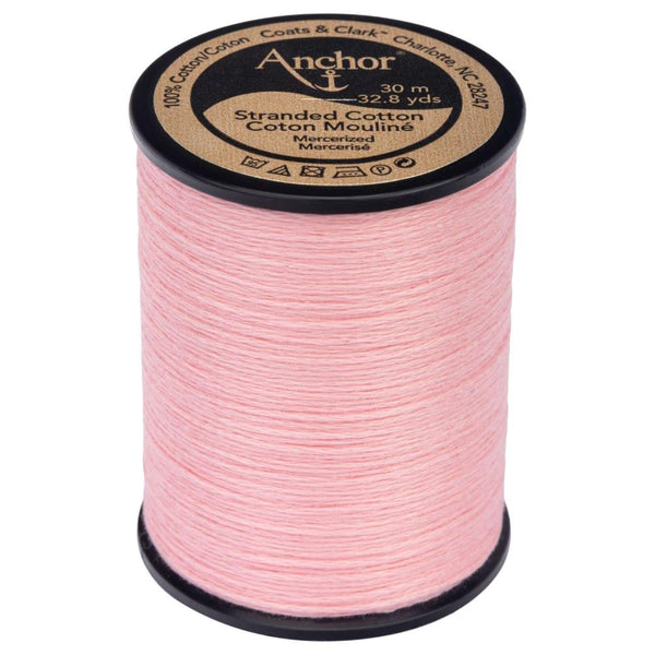 Anchor 6-Strand Embroidery Floss Spool 32.8yd - Carnation Ultra Light
