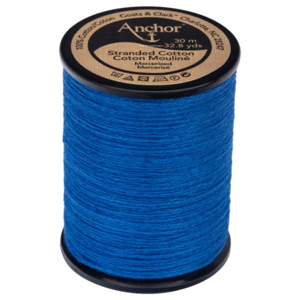 Anchor 6-Strand Embroidery Floss Spool 32.8yd - Cobalt Blue Medium Dark