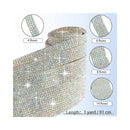 Poppy Crafts Self-adhesive Diamond Rhinestone Ribbon - Aurora 4 Pack