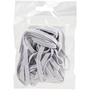 Dritz Pre-Cut Braided Elastic 1/4"X3yd - White