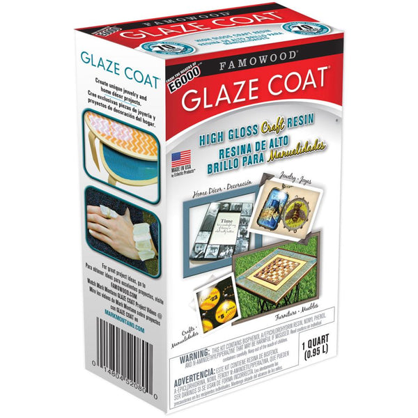 Famowood Glaze Coat Craft Kit Clear Quart*