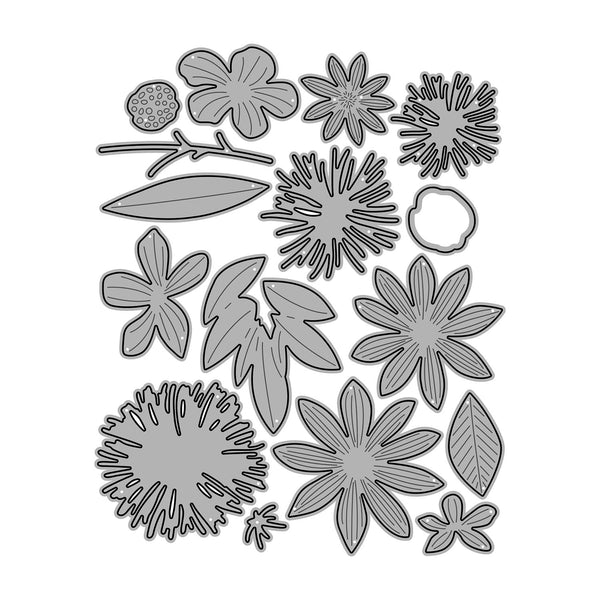 Poppy Crafts Cutting Dies #517 - Layered Flower #4