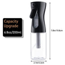 Universal Crafts 200ml Continuous Fine Mist Spray Bottle - Black