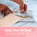 Mpress  - Clear Self Adhesive Seal Cello Bags - 50 Pack - Size: 5in X 7.5in