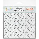 Echo Park Stencil 6in x 6in - Sweet Cherries, Summertime*