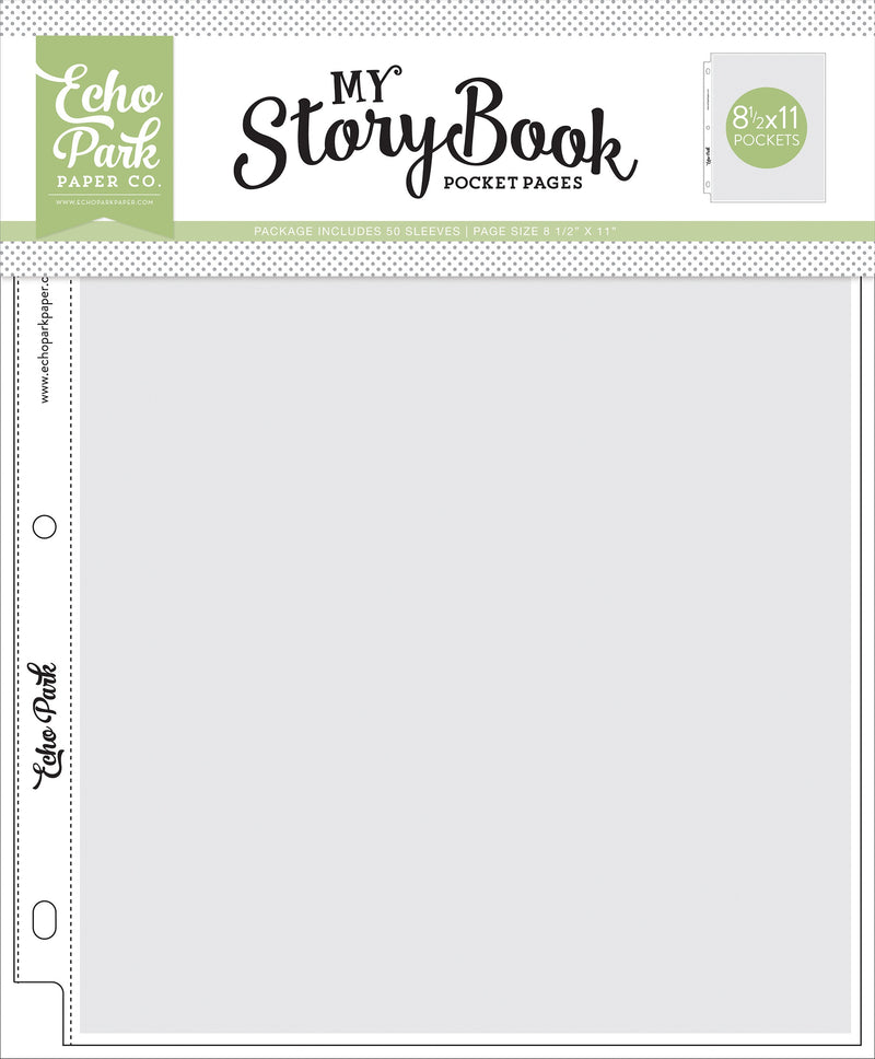 My Story Book Album Pocket Pages 8.5"X11" 50/Pkg Single Opening