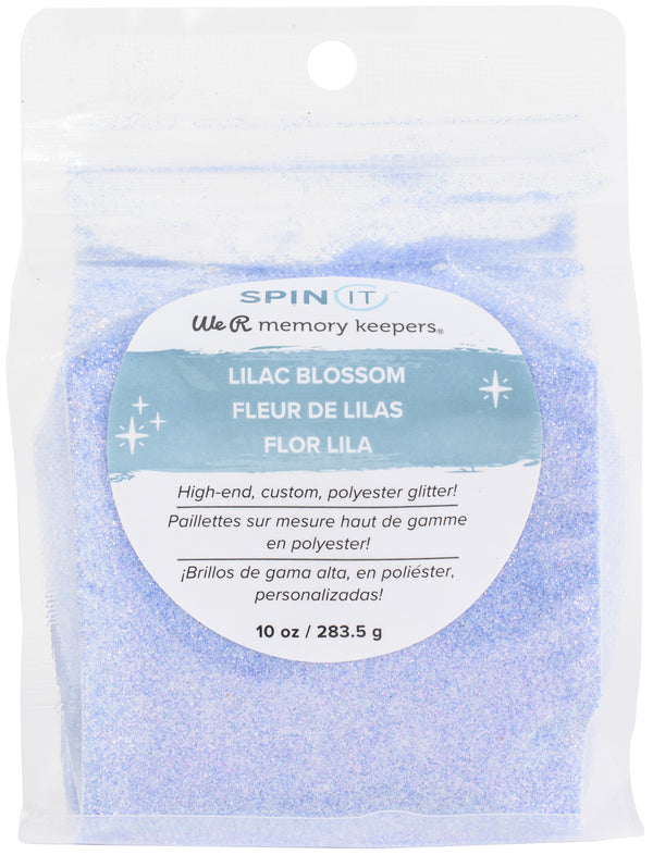 We R Memory Keepers Spin It Extra Fine Glitter 10oz - Lilac Blossom*
