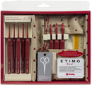 Tulip Etimo Red Crochet Hook W/ Cushion Grip Set