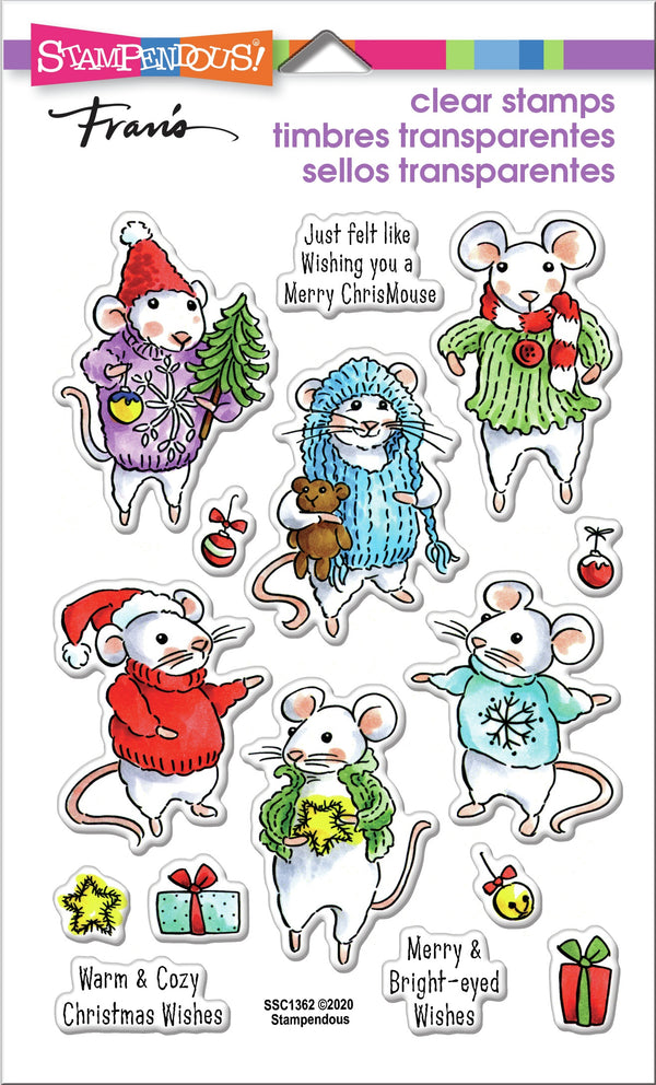 Stampendous Perfectly Clear Stamps - Felt Mice