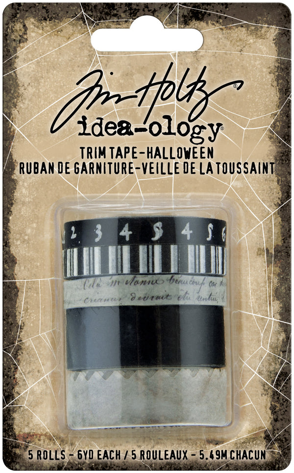 ^Tim Holtz Idea-Ology Trim Tape 6/Pkg - Halloween^