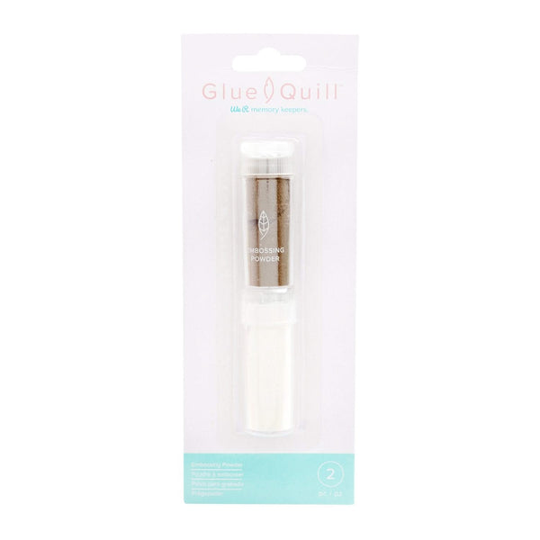 We R Memory Keepers Glue Quill, Embossing Powder 2 pack - Clear and Gold*