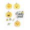 Sizzix - Framelits Die & Stamp Set By Katelyn Lizardi - Cutest Pumpkin*