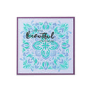 Sizzix Making Tool Layered Stencil by Jessica Scott 6"x6" - Mosaic Flowers*