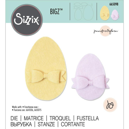 Sizzix Bigz Die By Jennifer Ogborn - Easter Egg  LIMIT 1 PER ORDER