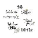 Sizzix Clear Stamps By Olivia Rose - New Beginnings*