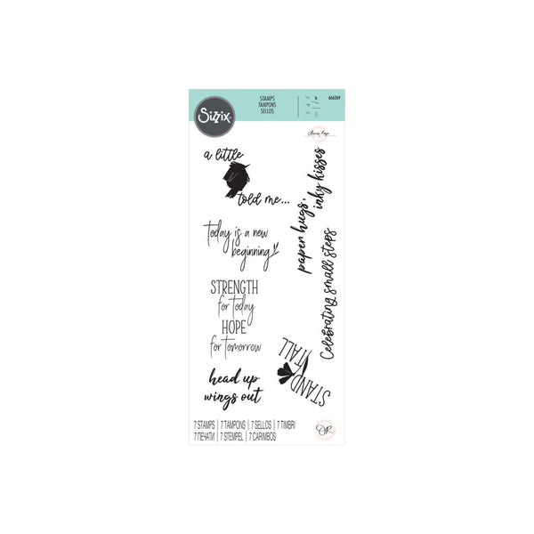 Sizzix Clear Stamps by Olivia Rose 7/Pkg - Wings Out