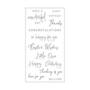 Sizzix Clear Stamps By Lisa Jones 13/Pkg - Daily Sentiments