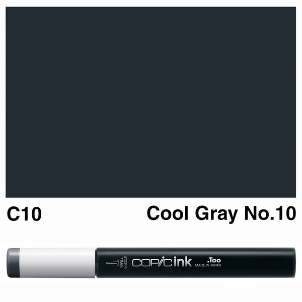 Copic Ink C10-Cool Gray No.10