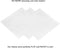 Universal Crafts 12x12in Adhesive Vinyl Sheets 5 pack - Matte White