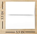 Poppy Crafts 135x135mm Envelopes White - Pack of 50