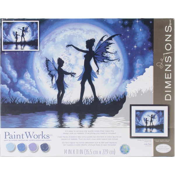 Paint Works Paint By Number Kit 14"x 11" - Twilight Silhouette*