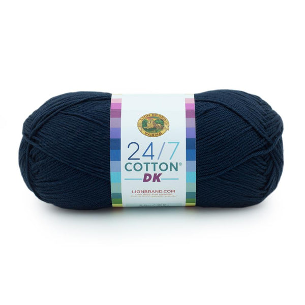 Lion Brand 24/7 Cotton DK Yarn - Nightshade