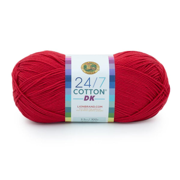 Lion Brand 24/7 Cotton DK Yarn - Grenadine
