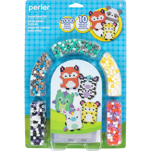 Perler Fused Bead Kit - Cute Animals