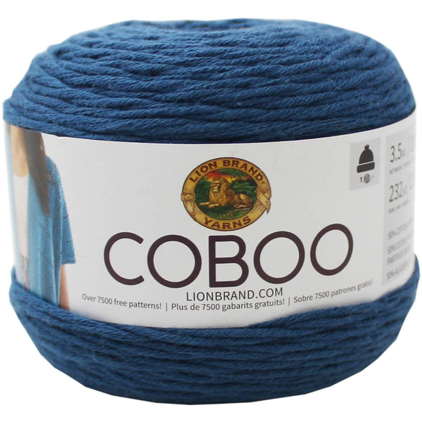 Lion Brand Coboo Yarn - Steel Blue