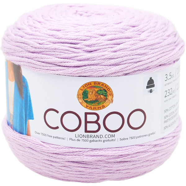 Lion Brand Coboo Yarn - Lilac
