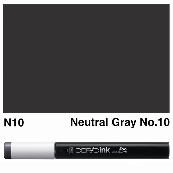 Copic Ink N10-Neutral Gray No.10