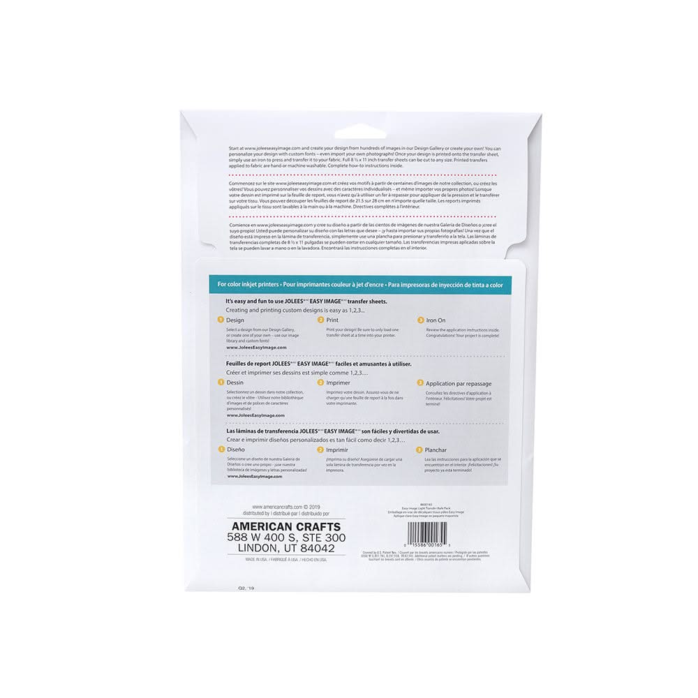 Jolee's Easy Image Transfer Sheets 8.5"X11" 24 Pack - Bulk Pack for Li ...