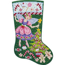 Bucilla Gem Dot Stocking Applique Kit 18" - Sugarplum Fairy*