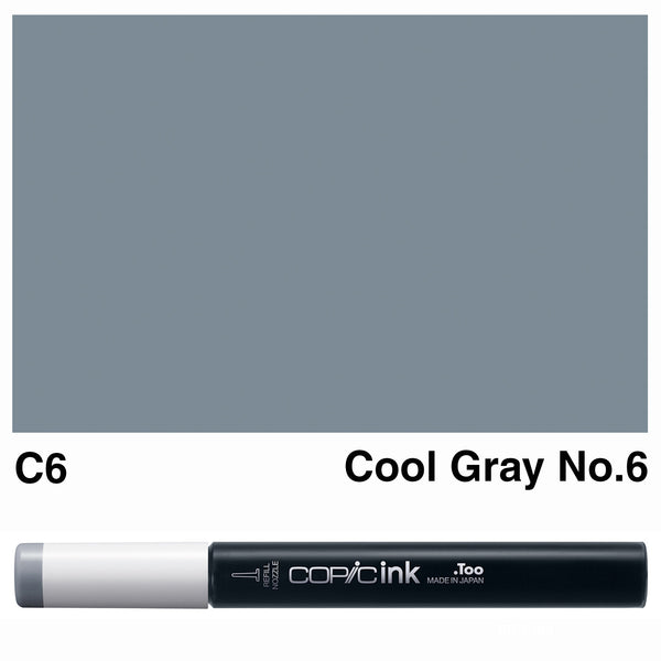 Copic Ink C6-Cool Gray No.6