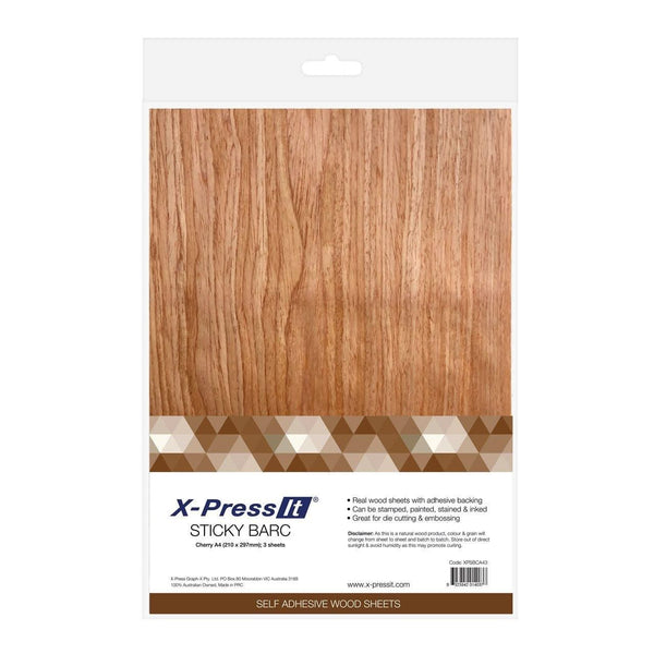 X-Press It Sticky Barc A4 3pk - Cherry*