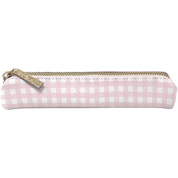 Carpe Diem - Slim Pencil Case Ballerina - Pink Check*