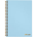 Carpe Diem Hardcover Notebook 6.9in x 9.8in 80/Sheets - Sky Blue*