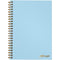 Carpe Diem Hardcover Notebook 6.9in x 9.8in  80/Sheets - Sky Blue