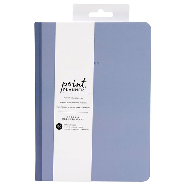 AC Point Planner Perfect Bound Planner 6"X8" Blue - Dot Grid - 120 Sheets^*