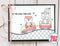 Avery Elle Clear Stamp Set 4in x 6in - Peek-A-Boo Coaster*