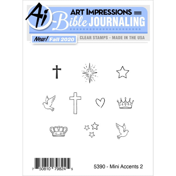 Art Impressions Bible Journaling Clear Stamps - Mini Accents #2*