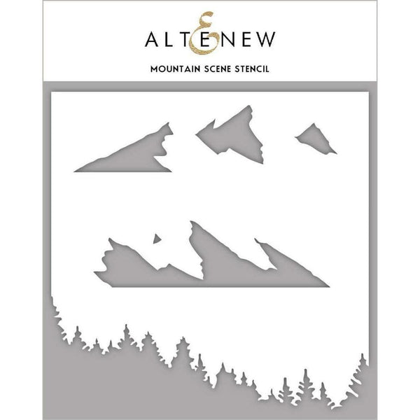 Altenew Stencil - Mountain Scene