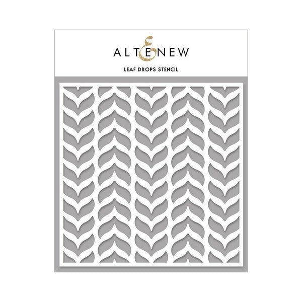 Altenew Leaf Drops Stencil 6in x 6in*